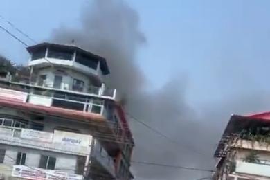 इटहरीको पूर्वाञ्चल क्याफेको आगलागी नियन्त्रणमा